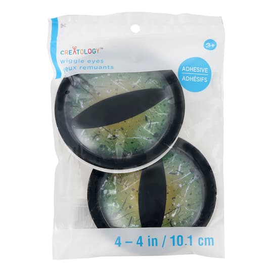 4" Dragon Adhesive Wiggle Eyes by Creatology™, 4ct.